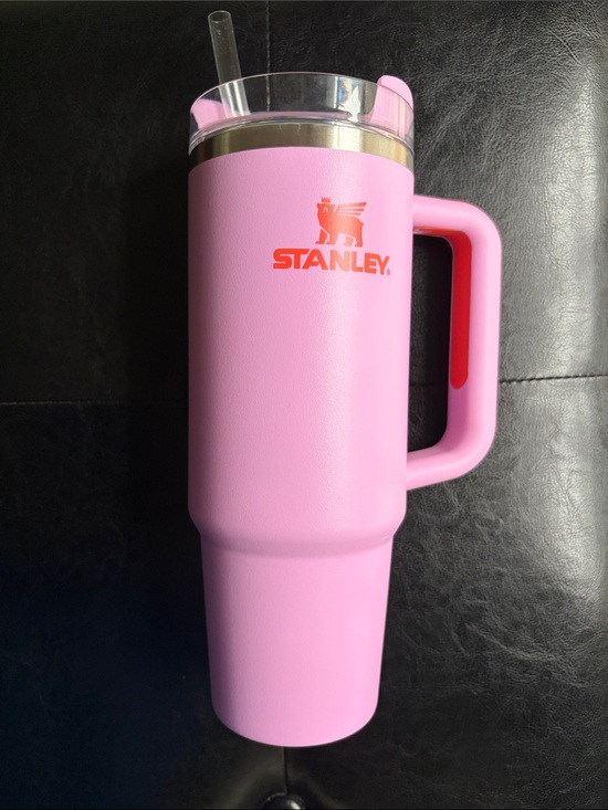 Stanley Other - Stanley Pink Travel Tumbler with Handle and Clear Lid